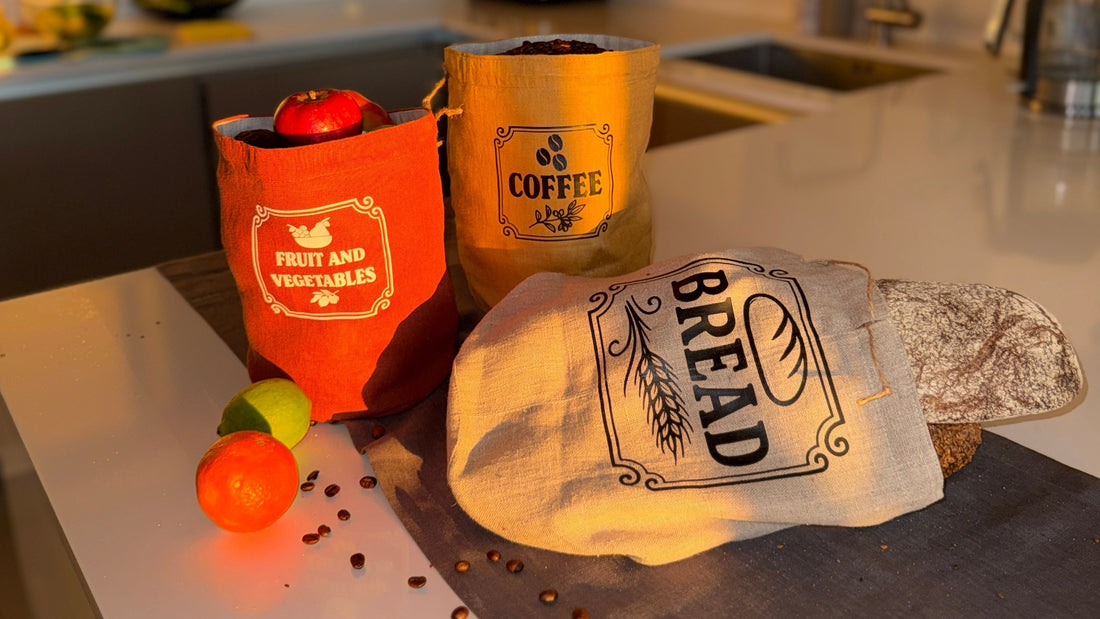The Advantages of Storing Bakery, Grains, and Vegetables in Linen Bags