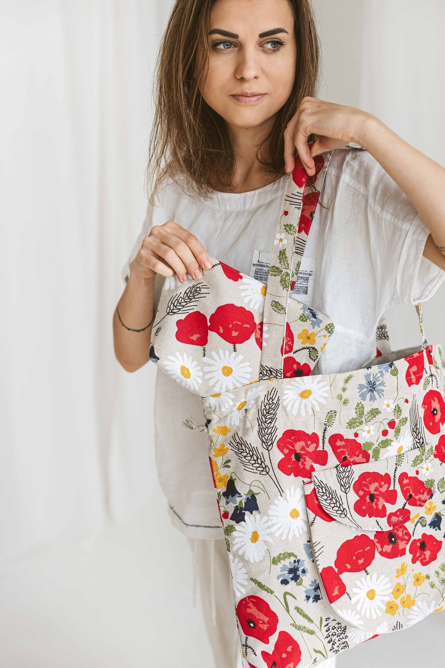 Drawstring Tote Bag