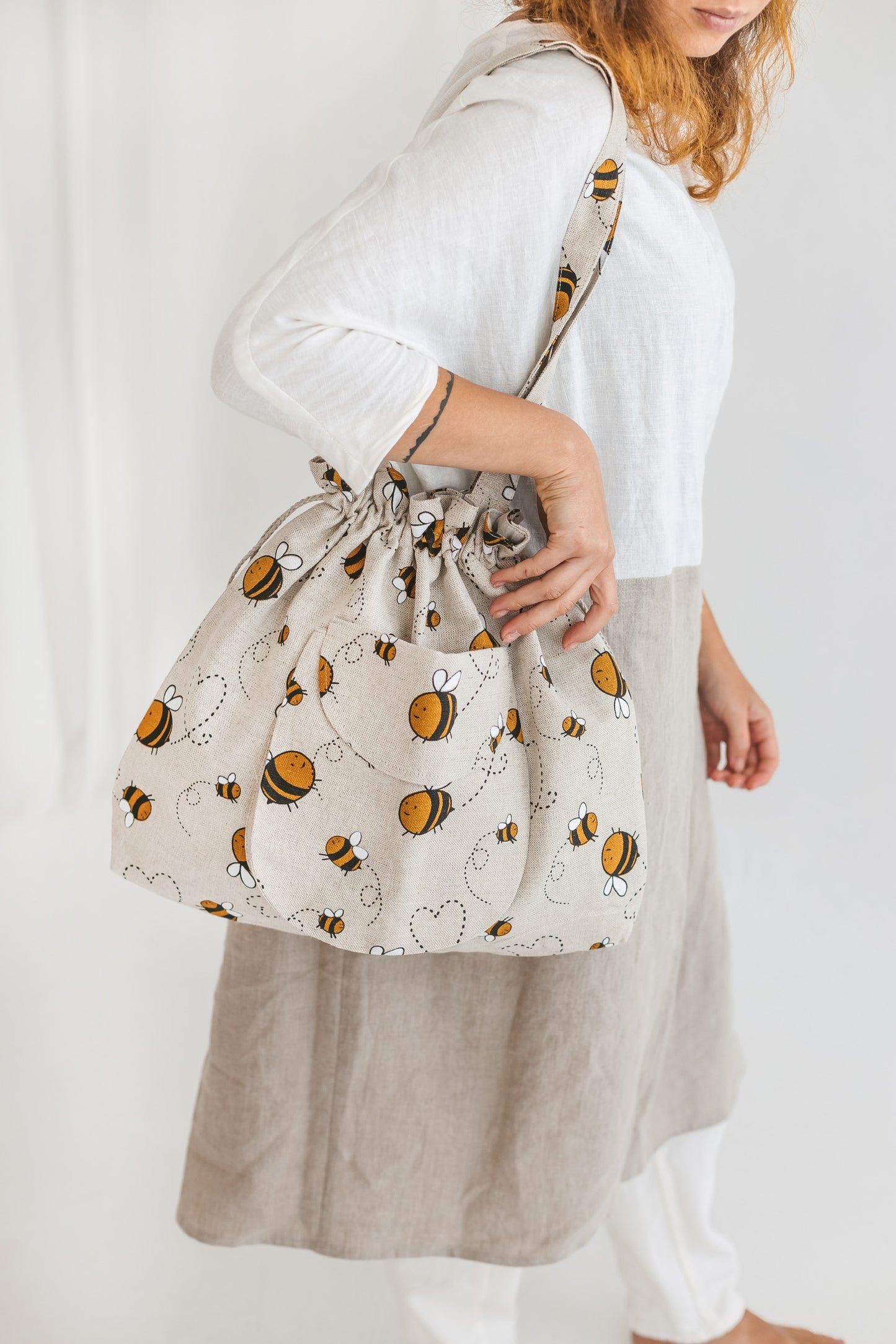 Drawstring Tote Bag