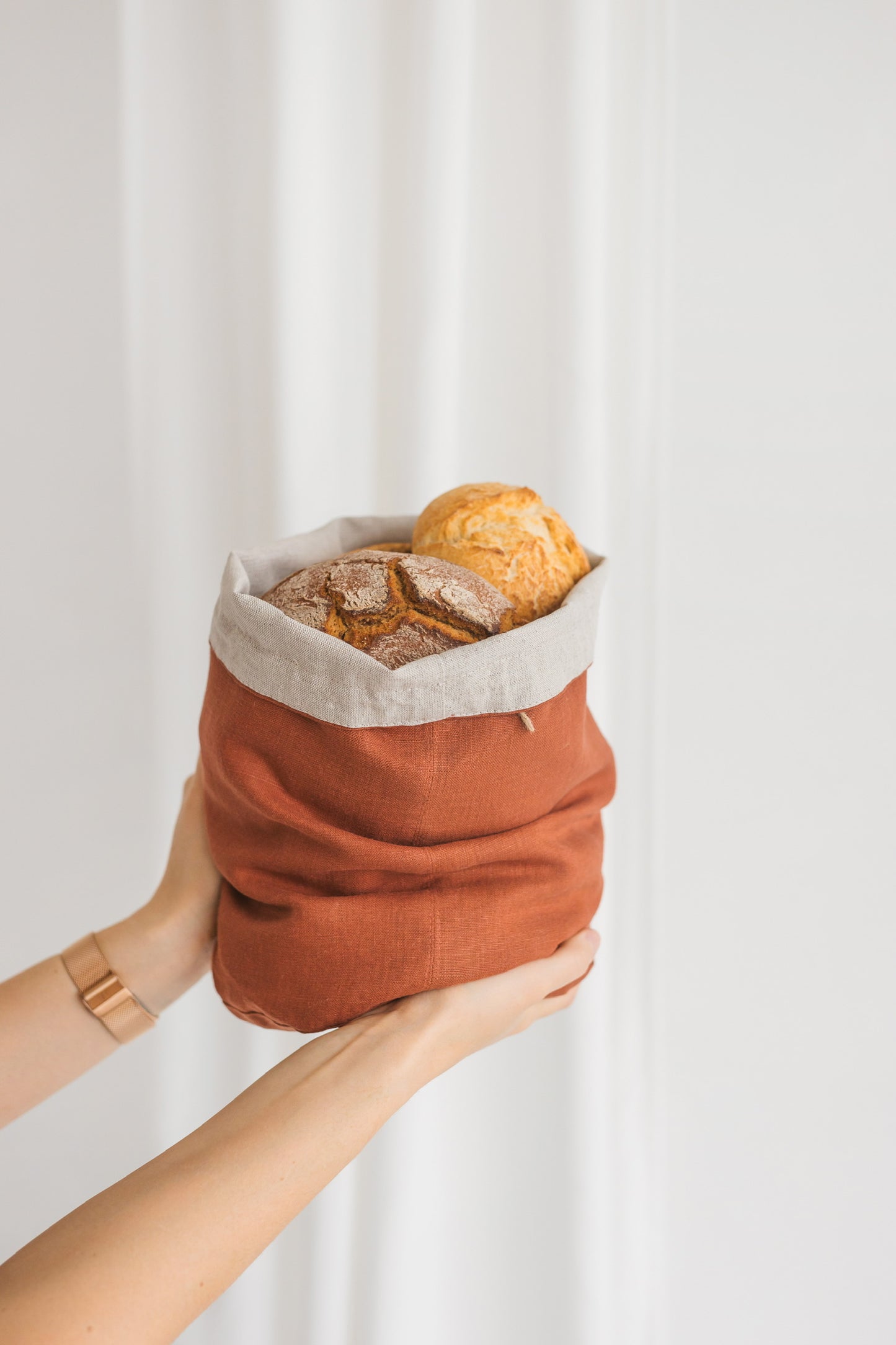 Plain Bakery and Vegetable Linen Storage Bags