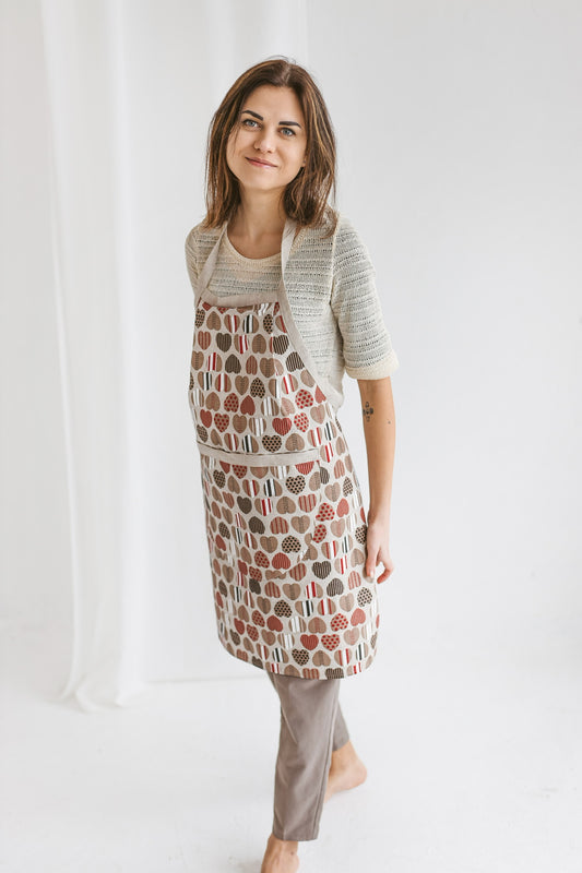 Multipurpose Apron Hearts