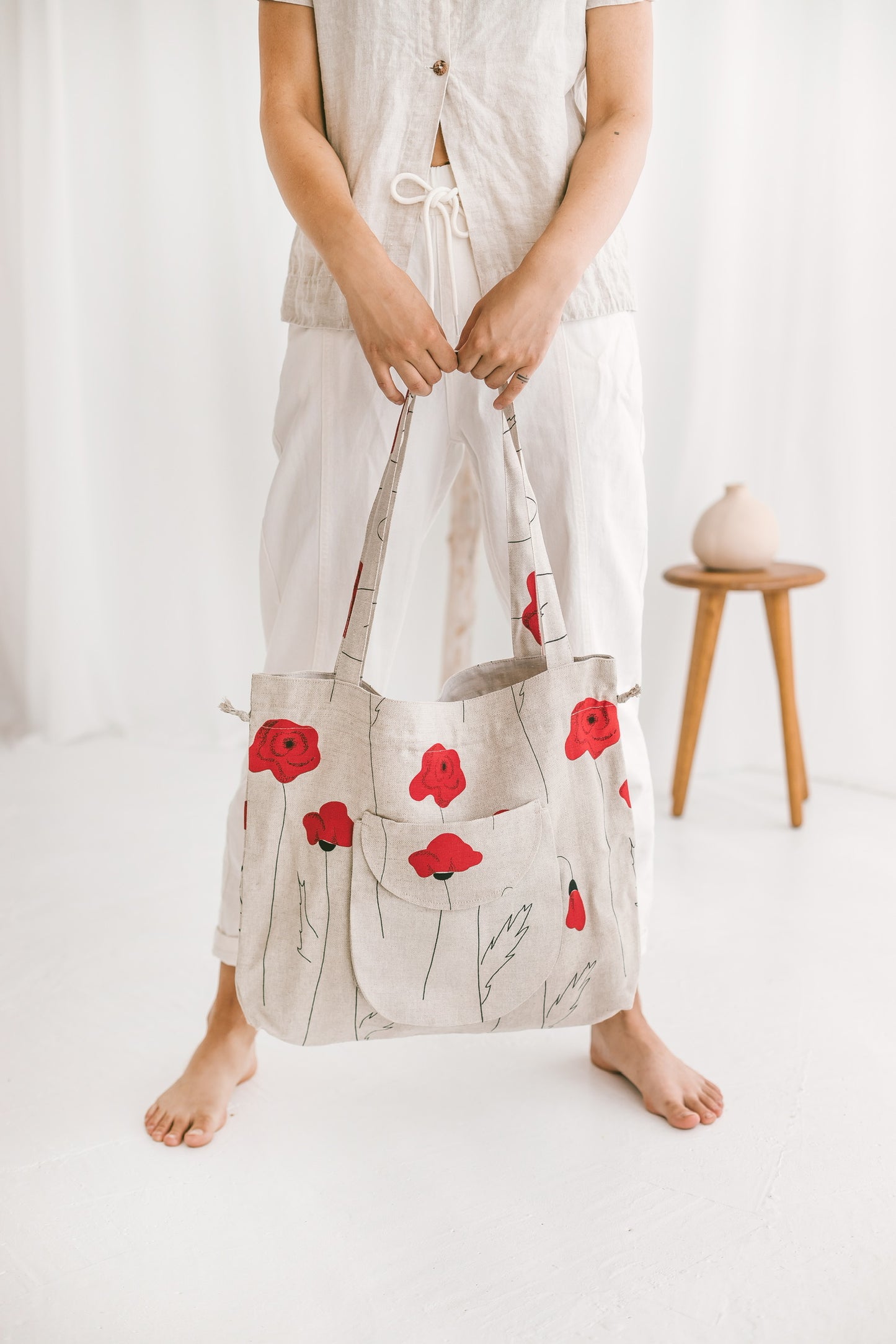 Drawstring Tote Bag