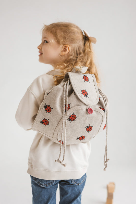 Mini Backpack for Kids and Adults Ladybug