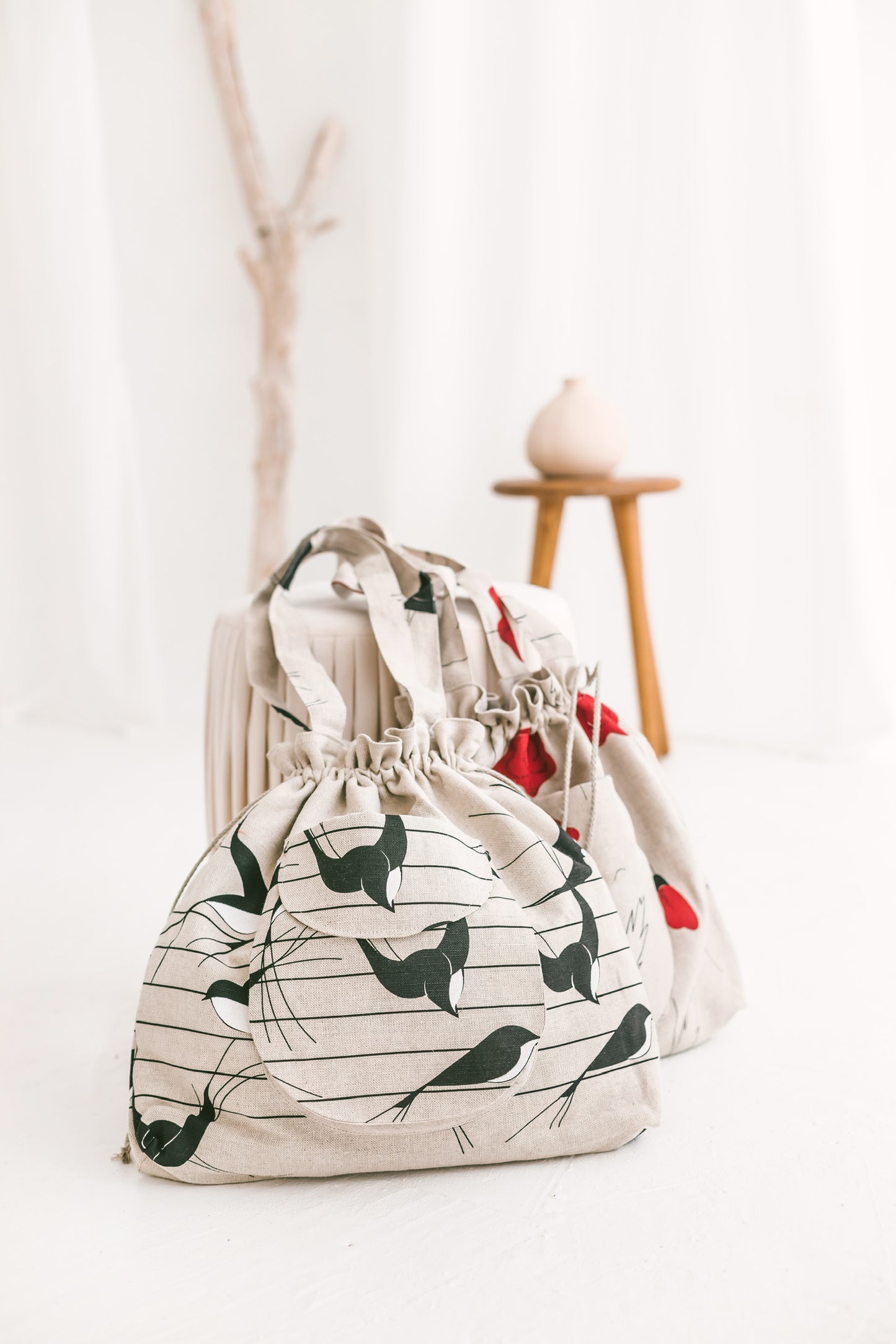 Drawstring Tote Bag