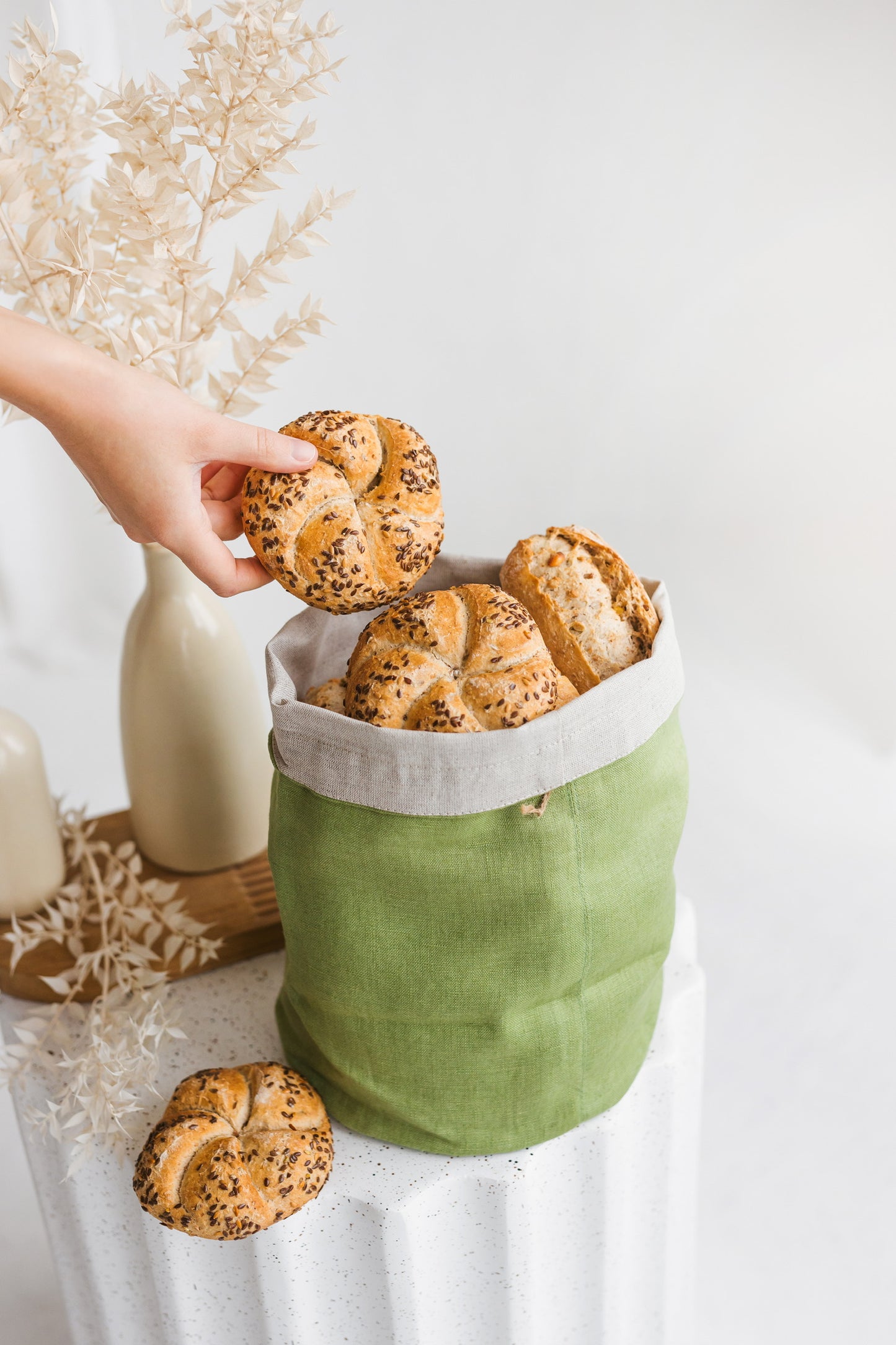 Plain Bakery and Vegetable Linen Storage Bags