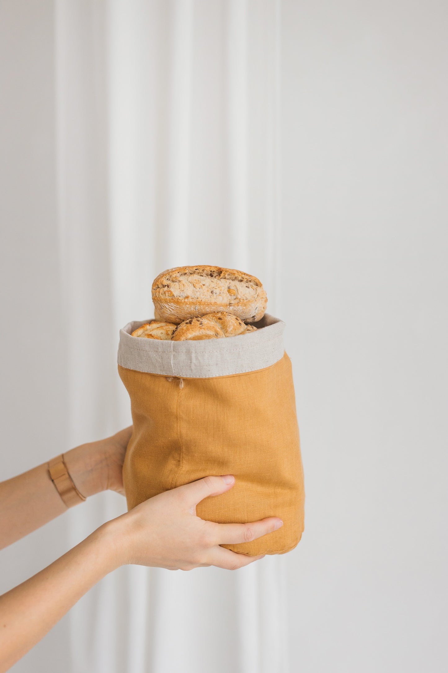 Plain Bakery and Vegetable Linen Storage Bags