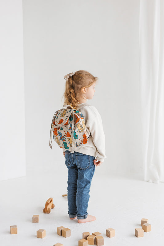 Mini Backpack for Kids and Adults Cats