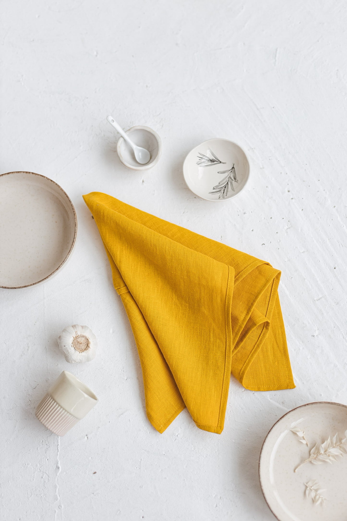 Linen Tea Towel Plain Colours