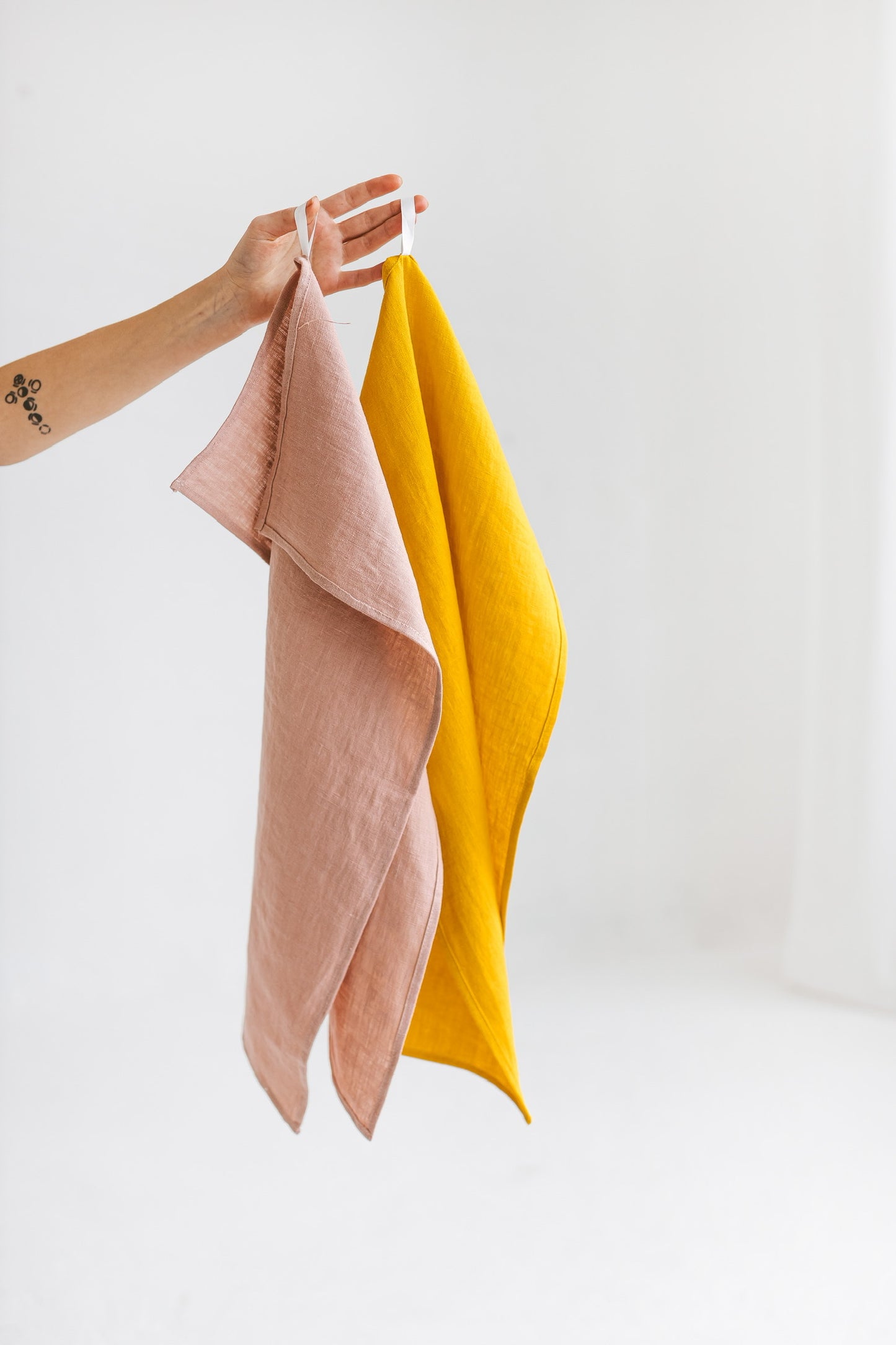 Linen Tea Towel Plain Colours